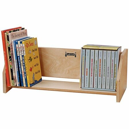 JONTI-CRAFT Baltic Birch 0272JC 24'' x 10'' x 8 1/2'' Wood Book Holder Display 5310272